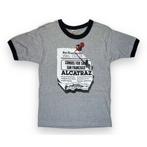 Vintage 80's Alcatraz 'Condos for Sale' Graphic T-Shirt